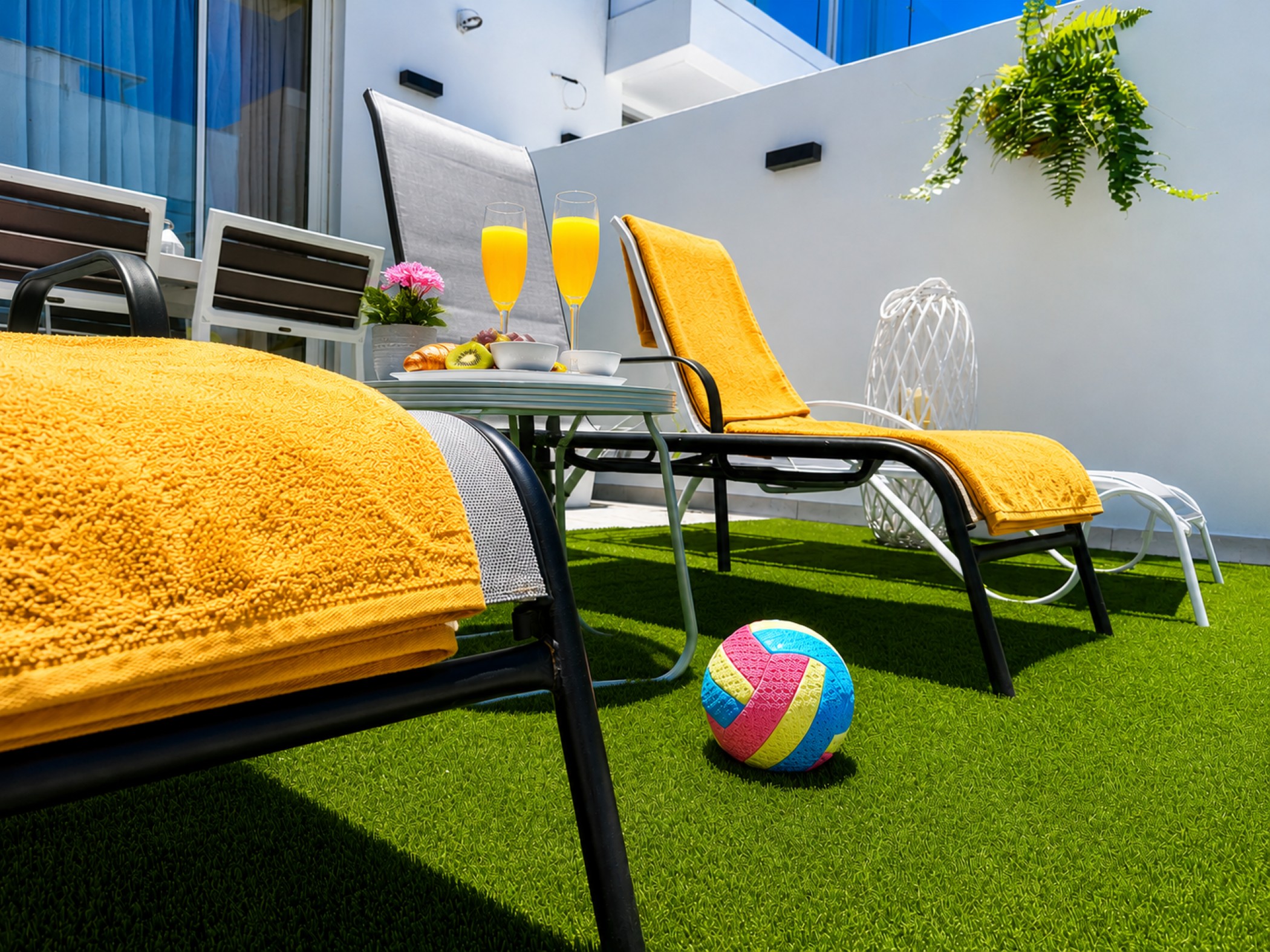 Zona exterior de descanso